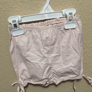 SweetHoney Light Pink High Waist Kids Shorts